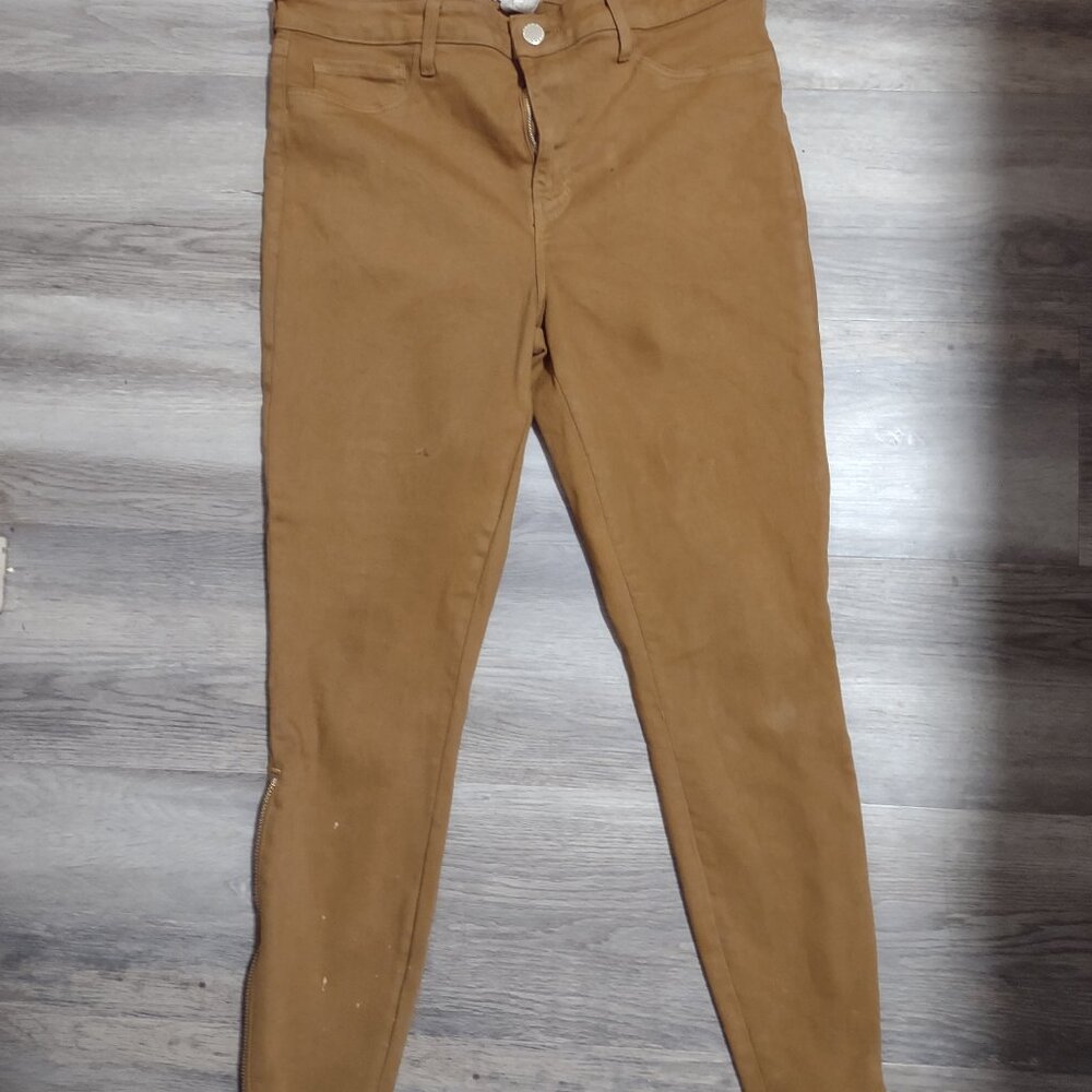 L'Agence Sabine Skinny Jeans - Size 31 - Brown